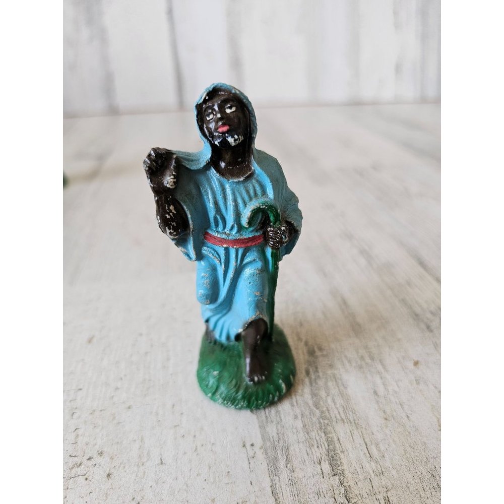 Vintage‎ Italian Shepherd nativity village Italy fontanini